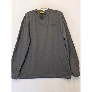 DEWALT Mens Long Sleeve T Shirt Gray Guaranteed Tough Size L